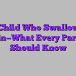 The Child Who Swallowed a Coin—What Every Parent Should Know
